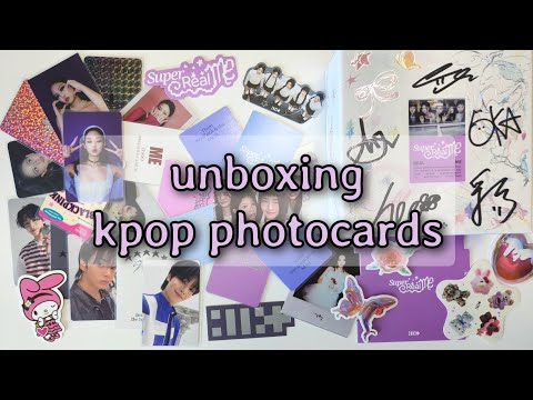 Видео: Распаковка kpop фотокарт + подписанный альбом Illit