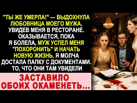 Видео: "Ты же умерла!" — любовница застыла, а муж понял, что его секреты раскрыты…