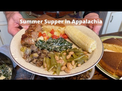 Видео: Традиционный летний ужин в Аппалачах и как приготовить шпинат в сливочном соусе