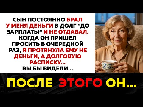Видео: Я кормила сына "до зарплаты", а он сделал меня банкоматом... Но одна бумага все перечеркнула!