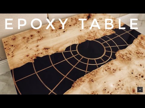 Видео: EPOXY RIVER TABLE . Эпоксидная смола
