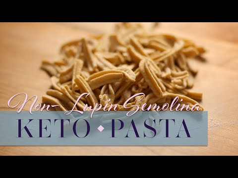 Видео: НАСТОЯЩАЯ КЕТО-ПАСТА! (Вариант с манной крупой без люпина)