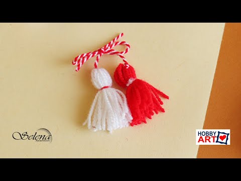 Видео: Лесна #мартеница пискюл. Как да направим сами лесни #мартенички