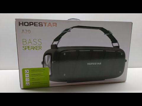 Видео: Колонка из Китая HOPESTAR A 20