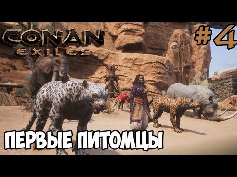 Видео: Conan Exiles #4 ☛ Первые питомцы ✌