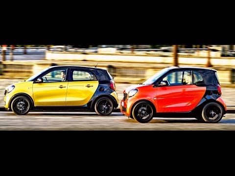 Видео: smart fortwo и smart forfour 2015: что изменилось?