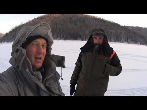 Видео: Что русскому хорошо.то китайскому мотору смерть. Рыбалка в -45 часть 2.