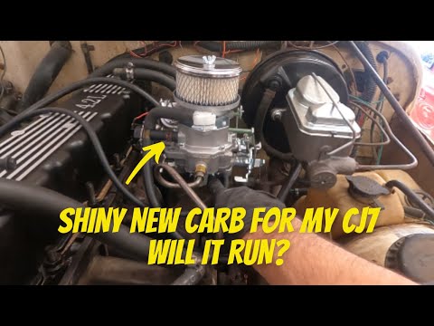 Видео: Запустит ли новый карбюратор мой CJ7?
