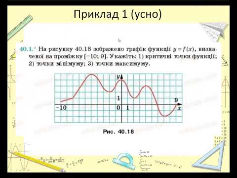 Видео: Точки екстремуму функції