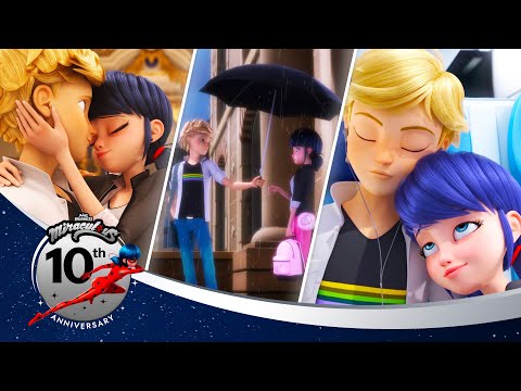 Видео: ЛЕДИ БАГ И СУПЕР-КОТ | 💖 ЭДРИАНЕТ 🐞 | 10 лучших моментов | 10-летний юбилей 💫