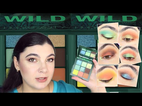 Видео: PYTHON HUDA BEAUTY WILD OBSESSIONS | Шесть макияжей и сравнение, Питон Худа Бьюти