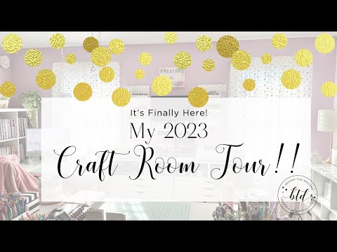 Видео: Экскурсия по комнате для рукоделия! Идеи для обустройства и организации хранения! Декор в стиле К...