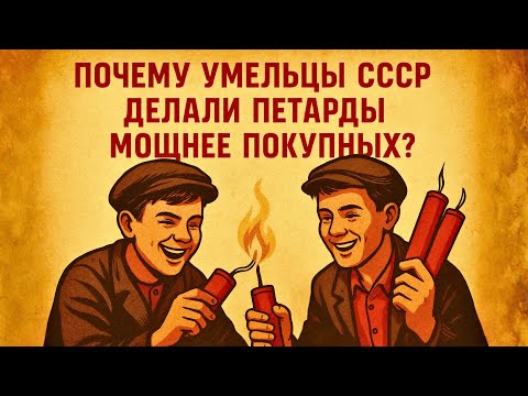 Видео: Как подростки СССР делали петарды, которые рвали банки в клочья?