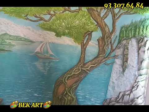 Видео: барельеф красивая природа devorga bo'rtirib ishlangan barilieyf ishi
