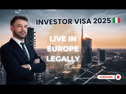 Видео: Виза инвестора в Италию 2025 🇮🇹 — резидентство за инвестиции: все подробно