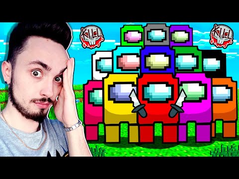 Видео: СРАЗУ 100 ПРЕДАТЕЛЕЙ В AMONG US МАЙНКРАФТ!