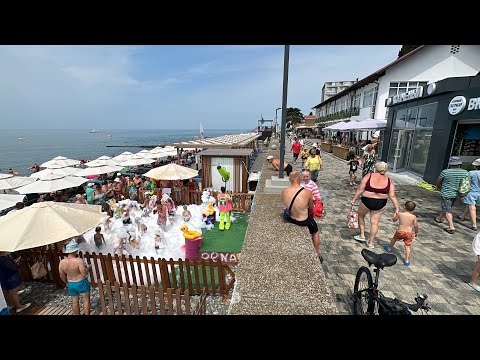 Видео: АДЛЕР / Отдых в Сочи / Пляж 🏝️ Чайка / Огонёк/ Южное Взморье