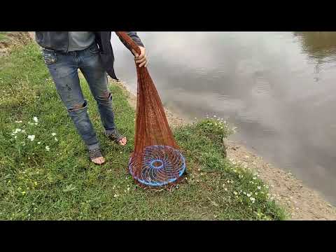 Видео: 22.06. 2021. Первая рыбалка на кастинговую сеть "НАКИДКА"