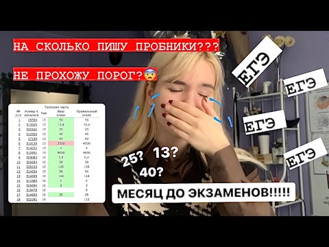 Видео: vlog: пробники, золотой значок ГТО, биология, обществознание, ЕГЭ, месяц до экзаменов