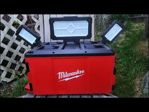 Видео: Рабочий Свет Фонарь Milwaukee для Системы Packout (Milwaukee 2357-20)