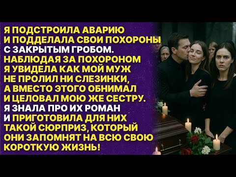 Видео: Я  устроила фальшивый похорон, но то что я увидела на нем...Мой муж и сестра запомнят мою месть