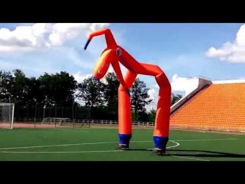 Видео: Ого!!! Большой воздушный человечек! И концерт+танцы!!!