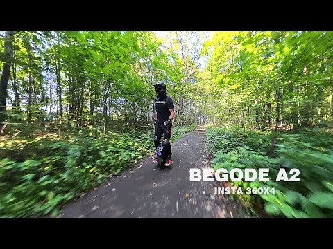 Видео: Begode A2 в естественной среде обитания.#euc #begode #моноколесо #a2 #катка #insta360x4 #ホットロード