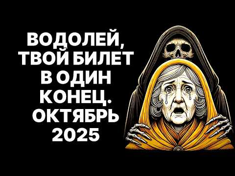 Видео: 😨♒Водолей, твой билет в один конец выписан. 🔴Октябрь 2025 – дата отправления❗
