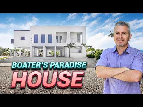 Видео: Этот дом во Флорида-Ки — рай для каждого любителя лодок