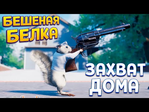 Видео: БЕШЕНАЯ БЕЛКА ЗАХВАТЫВАЕТ ДОМ ( Squirrel with a Gun )