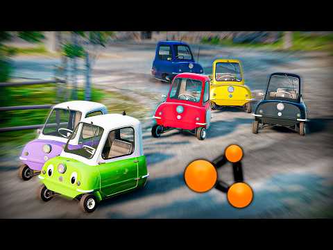 Видео: УГАРНАЯ ГОНКА из 6 ТАБУРЕТОК в BeamNG MULTIPLAYER | DESTIMAGE