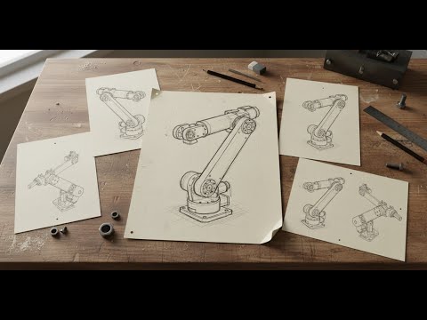 Видео: Робот манипулятор своими руками начало большого проекта