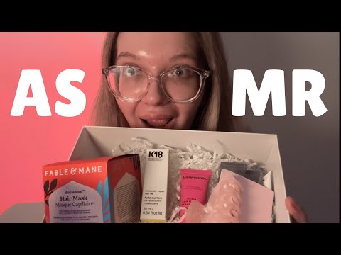 Видео: ASMR распаковка новых средств для волос | шёпот, таппинг, звуки упаковок и шуршание бумаги 🎧