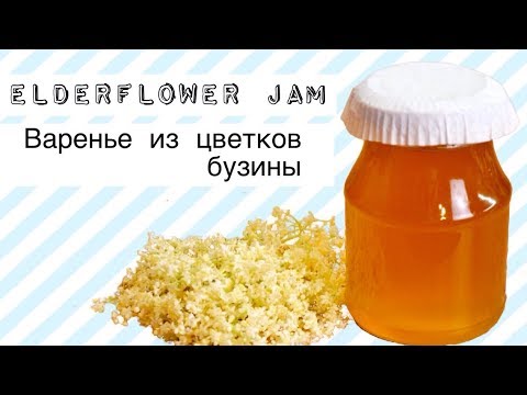 Видео: Варенье из цветков чёрной бузины / Black elderflowers jam ♡ English subtitles