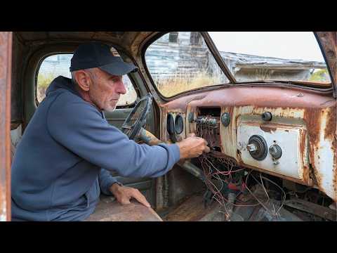 Видео: Мужчина Превращает Пикап JUNKYARD в РОСКОШНЫЙ Родстер | Пикап GMC 1949 Года от @HalfassKustoms