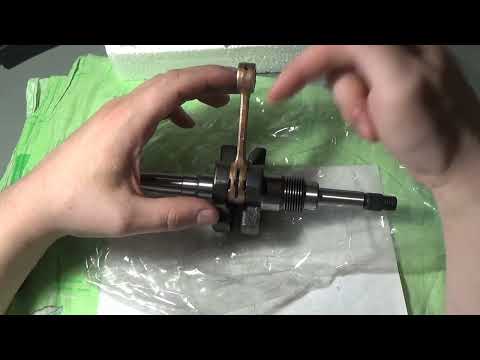 Видео: Коленвал Komatcu Suzuki Lets 2