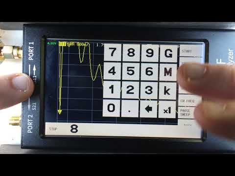 Видео: Измерение КСВ антенны с помощью NanoVNA