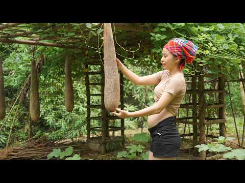 Видео: Создание экологичного сада вдали от цивилизации — Ана на четвёртом месяце беременности в дикой приро