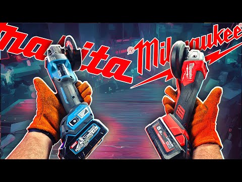 Видео: Аккумуляторная УШМ MILWAUKEE против MAKITA XGT