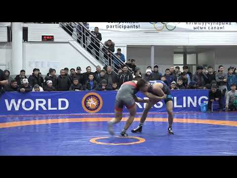 Видео: ГРЕКО-РИМСКАЯ БОРЬБА. Чемпионат Кыргызстана (кадеты). 71 кг Финал. Акылбек у.Эржан-Ильгиз Каныбеков