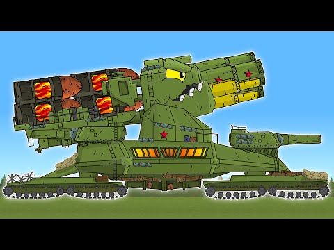 Видео: Лучшие Битвы Супер Танков Монстров - Мультики про танки