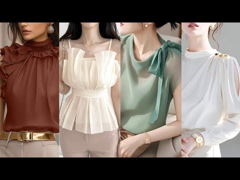 Видео: Изысканные, гламурные и роскошные модели блузок на любой вкус