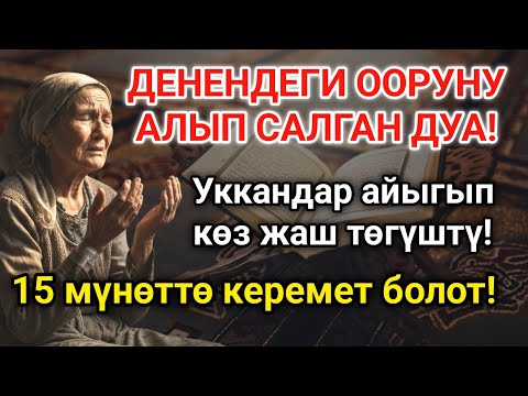 Видео: МИҢДЕГЕН АДАМДАР ДАРЫСЫЗ АЙЫГЫП КЕТТИ! Пайгамбардын дубасы керемет кылды! 🤲