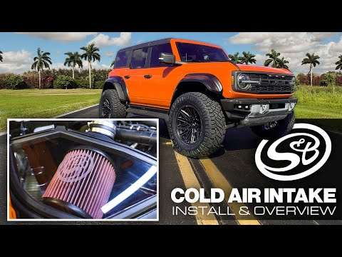 Видео: Фильтры S&B для холодного впуска воздуха для Ford Bronco Raptor! — Установка и обзор