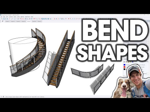 Видео: Полное руководство по ИЗГИБУ ФОРМ с помощью Shape Bender в SketchUp!
