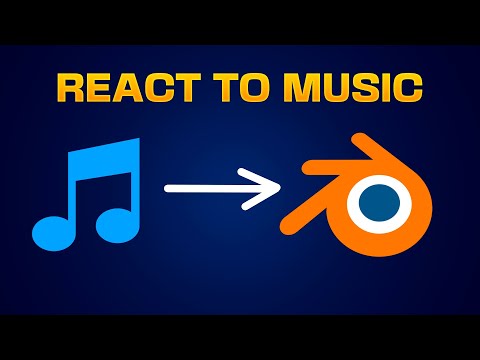 Видео: Заставьте что угодно РЕАКТИРОВАТЬ на МУЗЫКУ в Blender