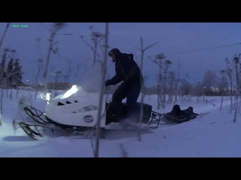 Видео: Про мой миниснегоход,  БТС Арктик.