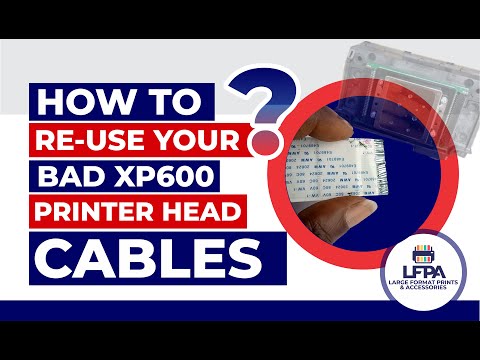 Видео: КАК ПОВТОРНО ИСПОЛЬЗОВАТЬ НЕИСПРАВНЫЙ КАБЕЛЬ ГОЛОВКИ ПРИНТЕРА XP600