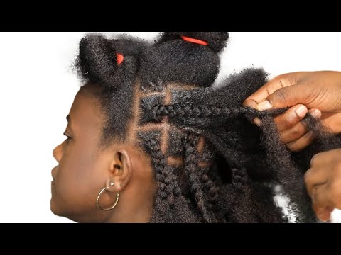 Видео: Я не могу сравнить этот новый трендовый метод плетения натуральных пушистых кудрявых кос ни с чем...