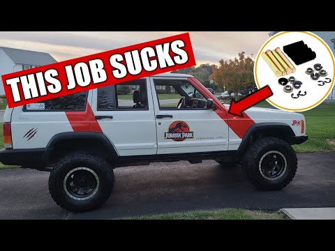 Видео: Попытка заменить дверные штифты Jeep XJ... это была ошибка.